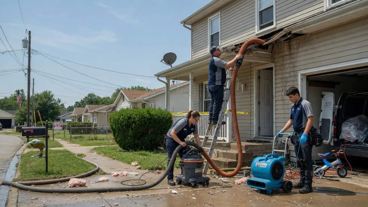 Water Damage Restoration in Harrisonville, MO near me
